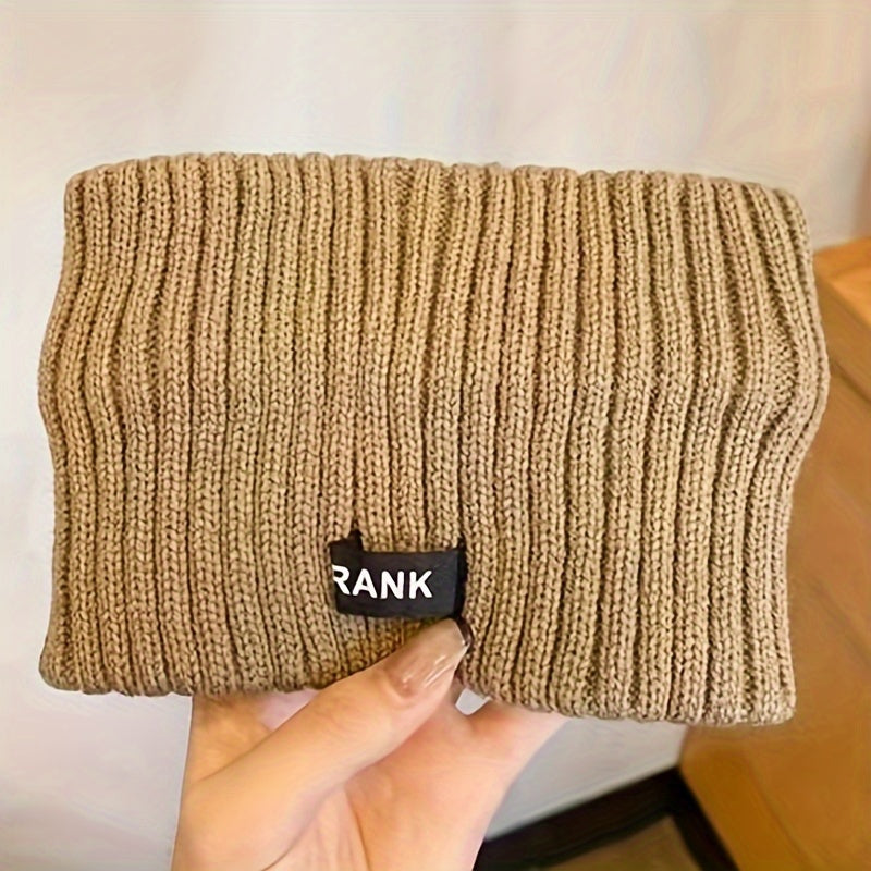 Stylish and Cozy 's Knitted Headband - Soft, Warm Winter Hat for Outdoor Activities, Skiing, and Hiking - Fashionable Solid Color Accessory