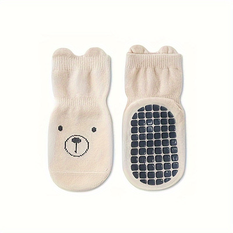 5 Pairs of Children's Toddler Boys and Girls Anti-Slip Socks