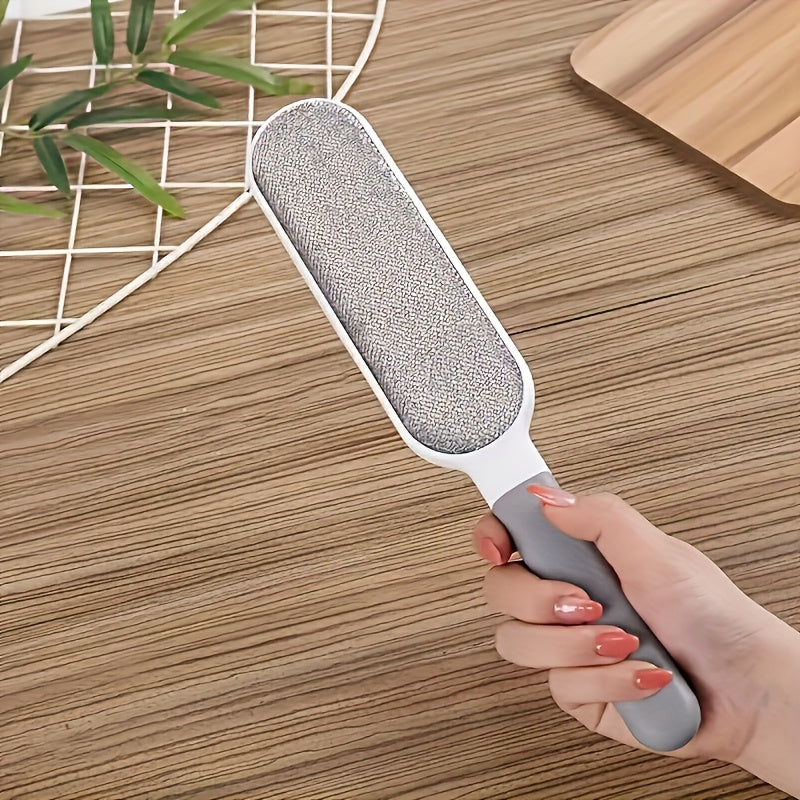 Reusable Pet Hair Remover Brush - Dual-Sided, Static Cling for Cats & Dogs, Ideal for Furniture, Clothes, Carpets - Durable Polypropylene, No Batteries Required