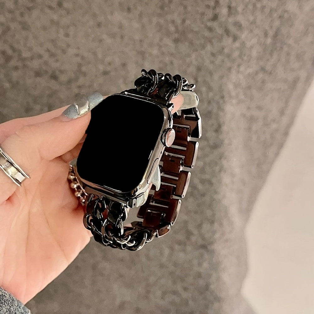 BIIFAKOO new small fragrance style metal stitched ten generations available compatible 38mm 40mm 41mm 42mm 44mm 45mm 46mm 49mm suitable for Ultra Series 10 9 8 7 7 SE 6 5 4 3 5 4 4 3 2 1