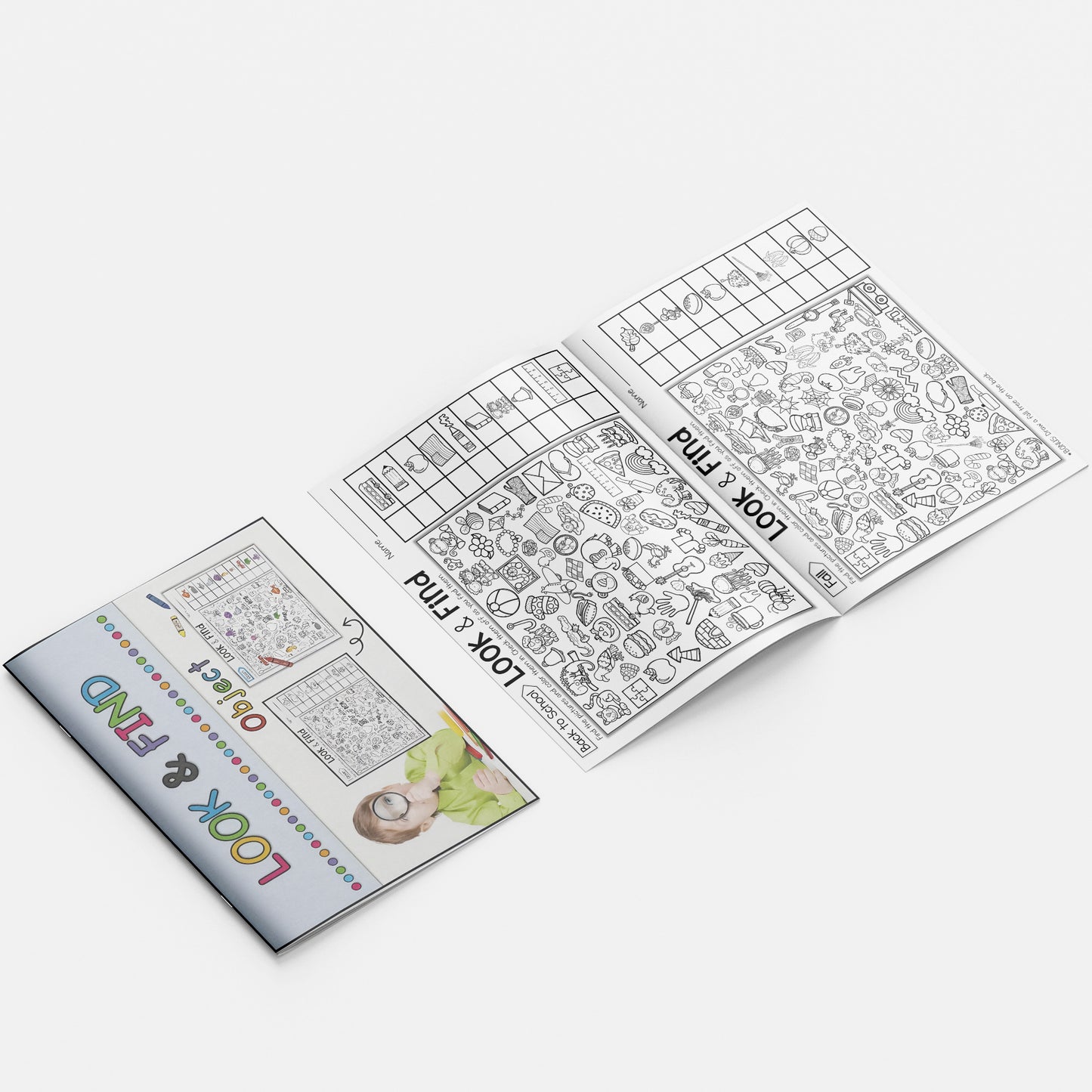 Find the Hidden Objects: A Fun and Engaging Book to Help Kids Sharpen Focus, Attention, and Observation Skills through P