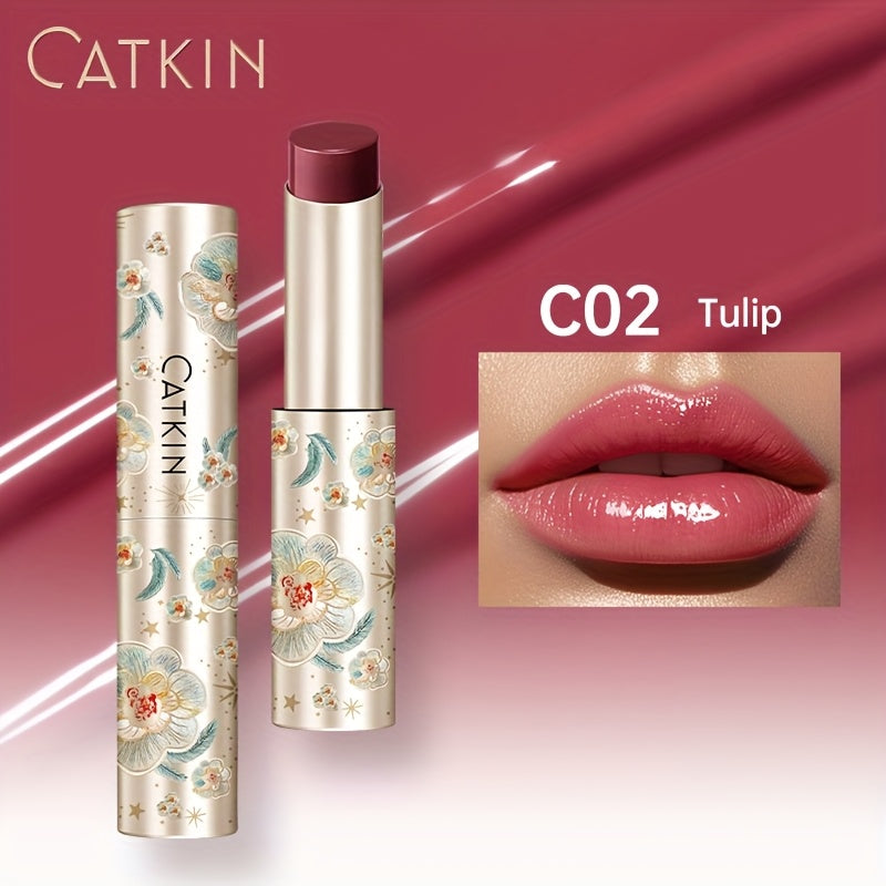 CATKIN Glossy Lip Balm & Lip Gloss, Ultra-Hydrating Glow Tinted, C01-C06