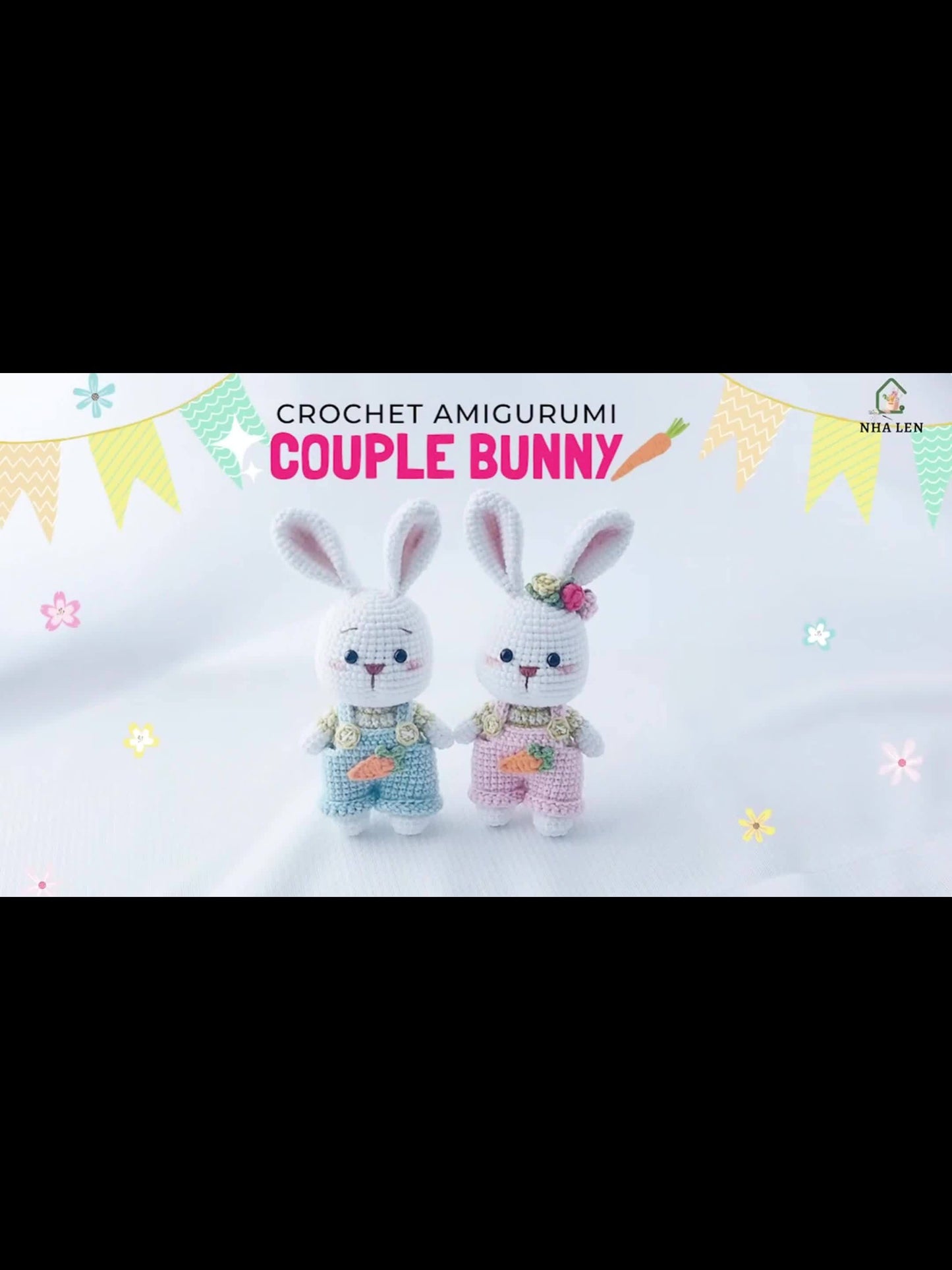 Complete Craft Set Carrot Rabbit Crochet Kit - Beginner-Friendly DIY Amigurumi Keychain & Desk Decor with Tutorials, Videos, and Gift Bag - Perfect for Birthdays, Couples, Christmas