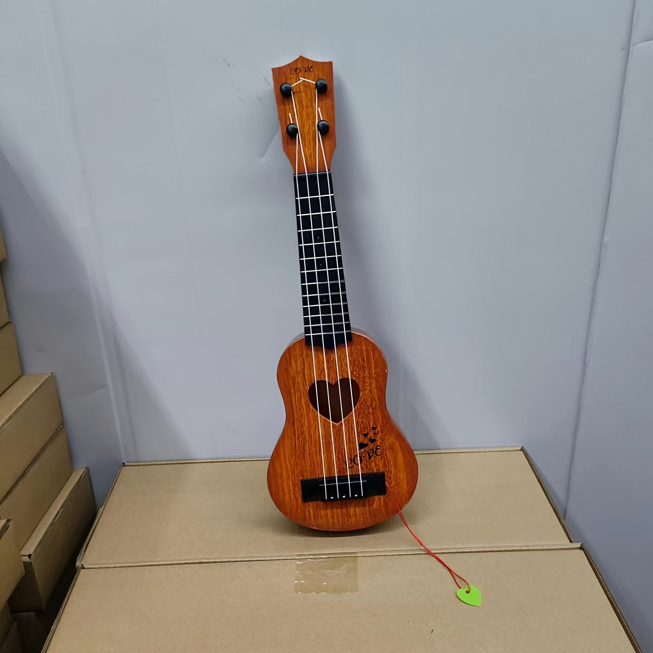 Interactive Children's Playable Ukulele Toy Guitar Set with Strings for Ages 3-6, Perfect Christmas and New Year Gift