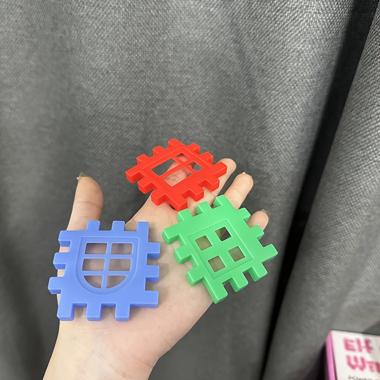 100Pcs Large Size Creative Square Block House Assembly Building Blocks, Basic Educational DIY Assembly Toys for Birthday Gifts