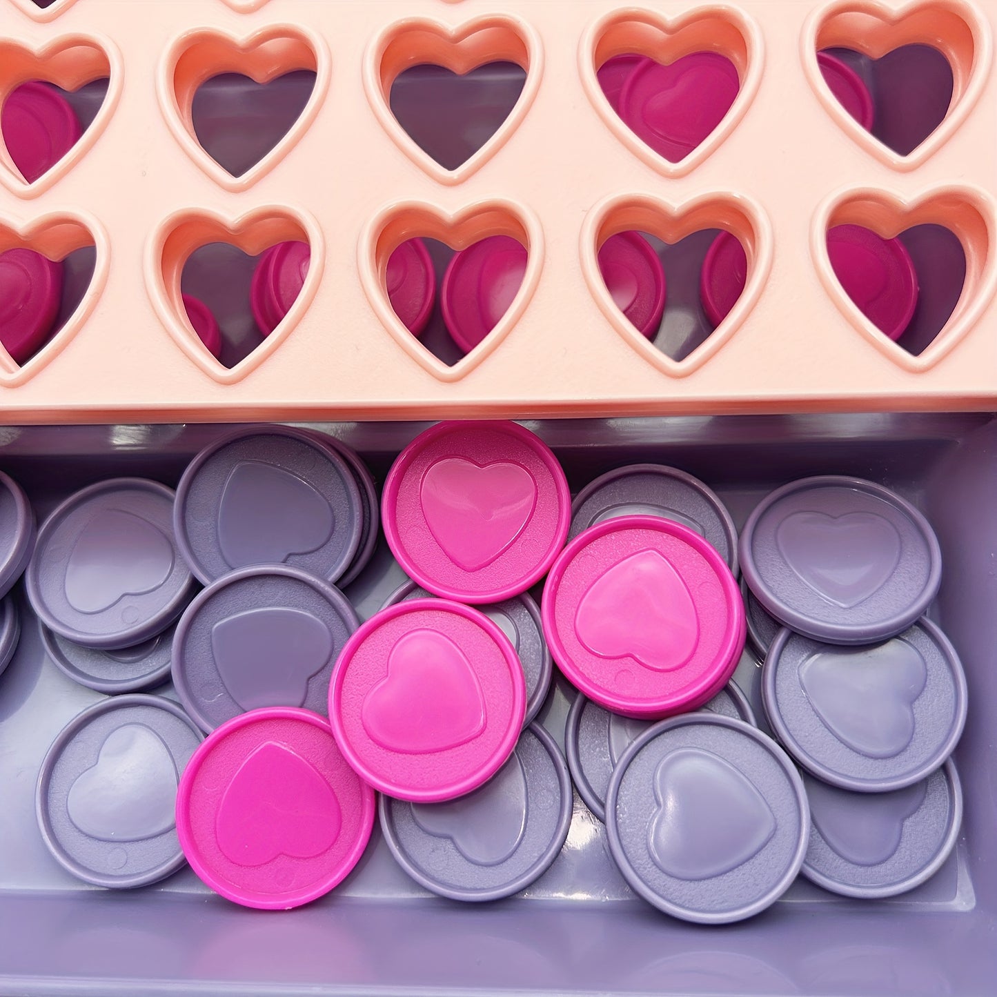 A Portable Four-In-A-Row Game, Perfect for Family Interaction And Travel, Foldable for Two Players, Ideal As a Valentine'S Day Gift.