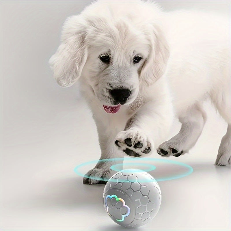 Funny Electric Wear-resistant Dog Ball - Dog Smart Bouncing Ball Toy - Automatic Teaser Ball for Interactive Supply Christmas Gift