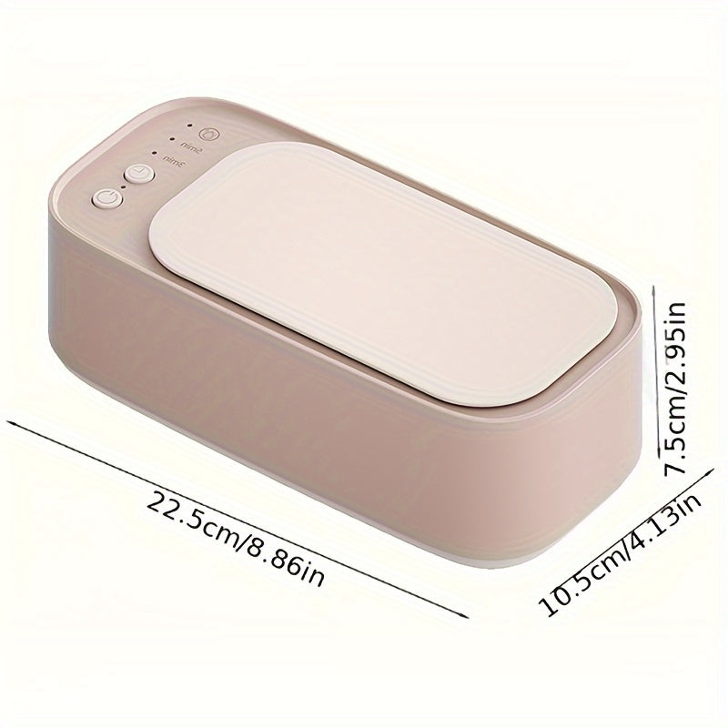LIOJ S700 Multifunctional Glasses Cleaner Machine - Battery-Powered, Compact Design for Delicate Eyewear, with Quick Cleaning & Drying Features, Ideal for Travel, Travel Accessory|Minimalist Design|Rechargeable Battery, Eyeglass Repair Tool