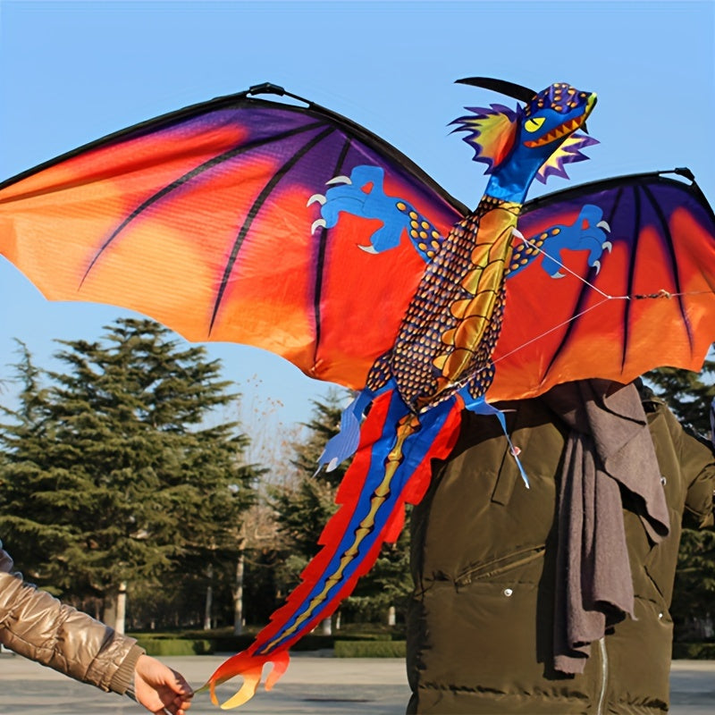 3D Dragon Kite - Three-Dimensional, Unique, Fun for Outdoor Activities