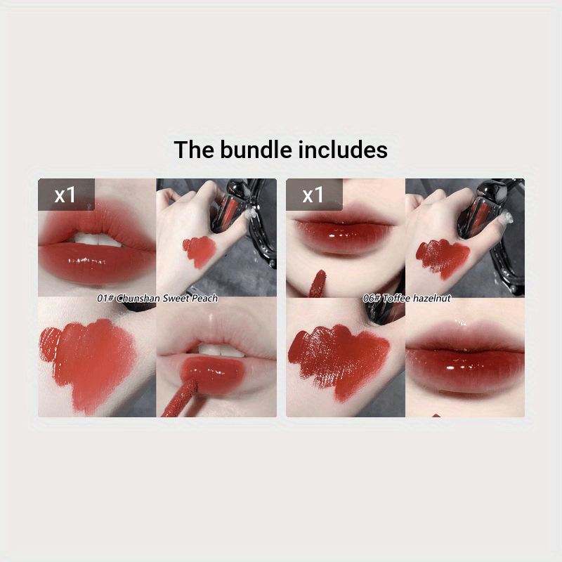 Ice Mountain Lava Moisturizing Lip Glaze Watery Lustrous Mirror Dewy Finish Glazed Lip Moisturizing Hydrating Lifting Lip Lotion Autumn And Winter Tinted Lipstick