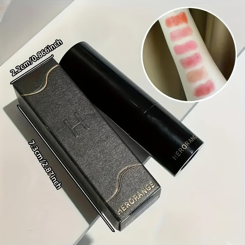 Moisturizing Hydrating Tinted Lip Balm - Long-Lasting, Waterproof & Smudge-Proof, Low Saturation, Mirror Finish for All Skin Types