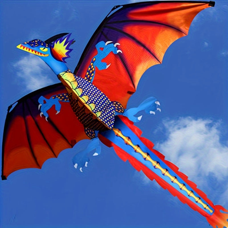 3D Dragon Kite - Three-Dimensional, Unique, Fun for Outdoor Activities