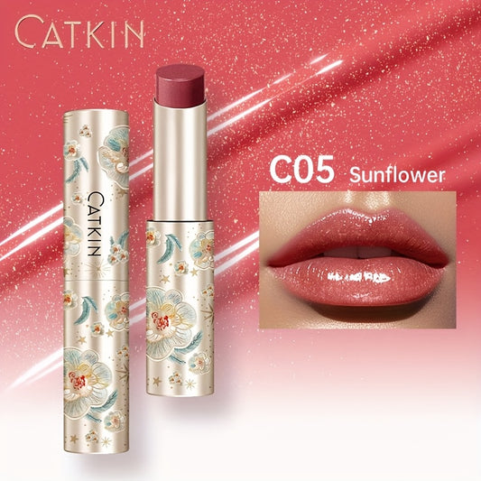 CATKIN Glossy Lip Balm & Lip Gloss, Ultra-Hydrating Glow Tinted, C01-C06