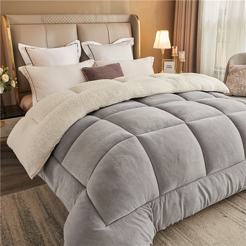 New 1pc High Quality Three-layer Warm Comforter Autumn And Winter Thickened Quilt Warm Quilt Core Heats Up Instantly