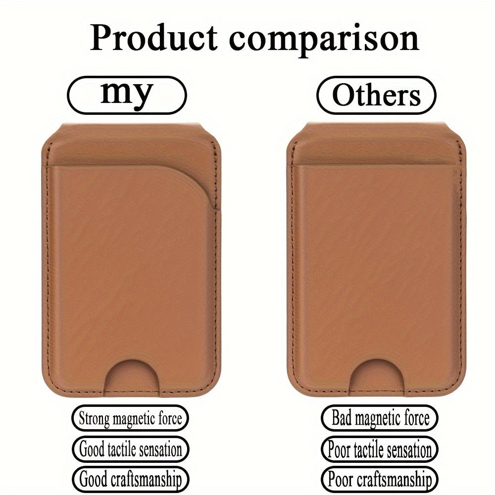 Magnetic Bracket Card Pack - Strongest Magnetic Wallet for iPhone 16/15/14/13/12, Adjustable Stand with 5-6 Card Slots, Perfect for Everyday Use, Includes Christmas Theme Stickers, Everyday Wallet | Modern Wallet Design | Durable Wallet