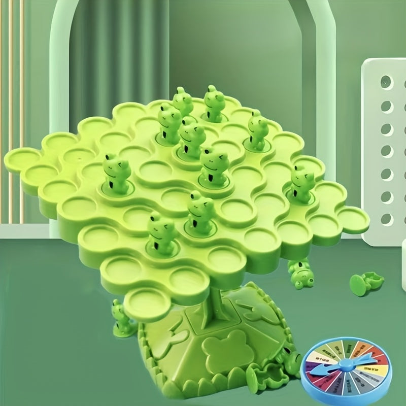 One set (Frog Balance Tree+Frog Chess Pieces*50) Concentration Training Board Game, Couple Game, Relationship Cultivation Tools, Puzzle, Double Puzzle Board Game, suitable for daily life, gifts
