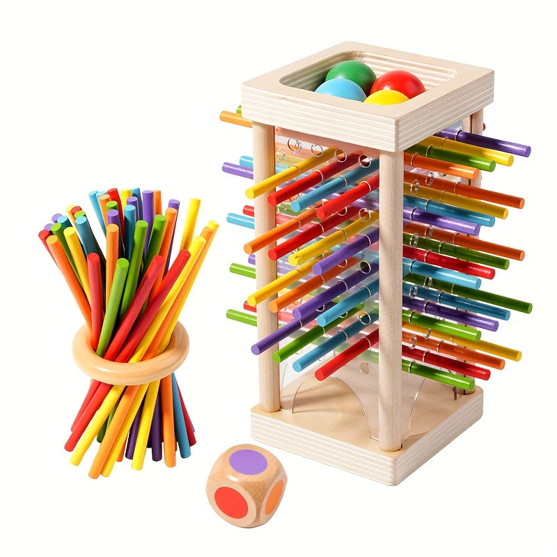 Wooden stick games, wooden educational children's toys, essential parent-child games, interactive toys and games, exercise logical thinking skills, Easter, Thanksgiving perfect gift