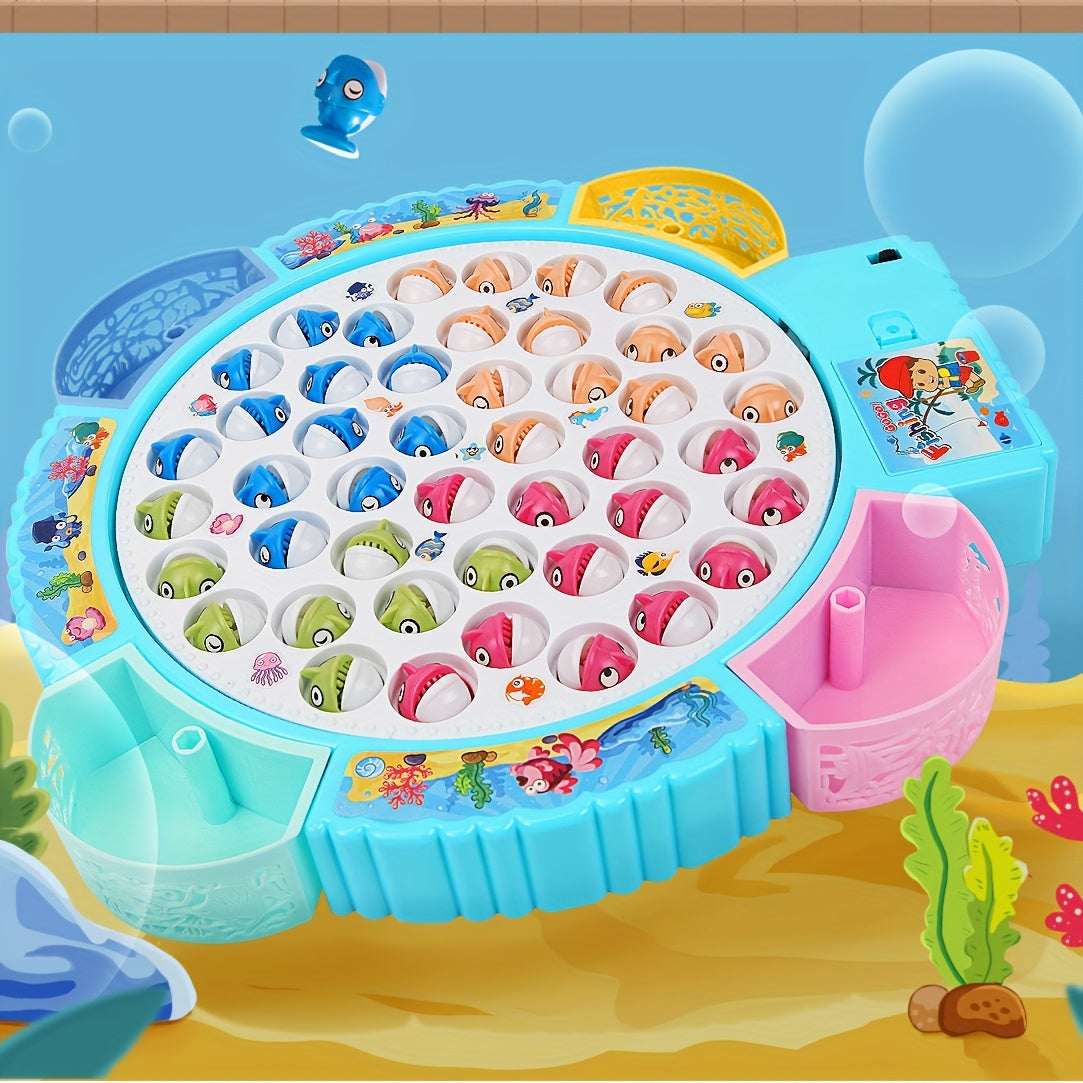 Fishing Toys, Hook Electric Spin With Music, Size Models Optional, Blue And Pink, Toys And Gifts For Kids, Cute Stickers, Practical Birthday And Christmas Gifts easter gift