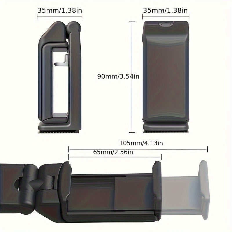 Ultimate Travel Essential: Universal In-flight Plane Phone Stand Holder Mount - Hands-free, Multi-directional & Pocket-size!