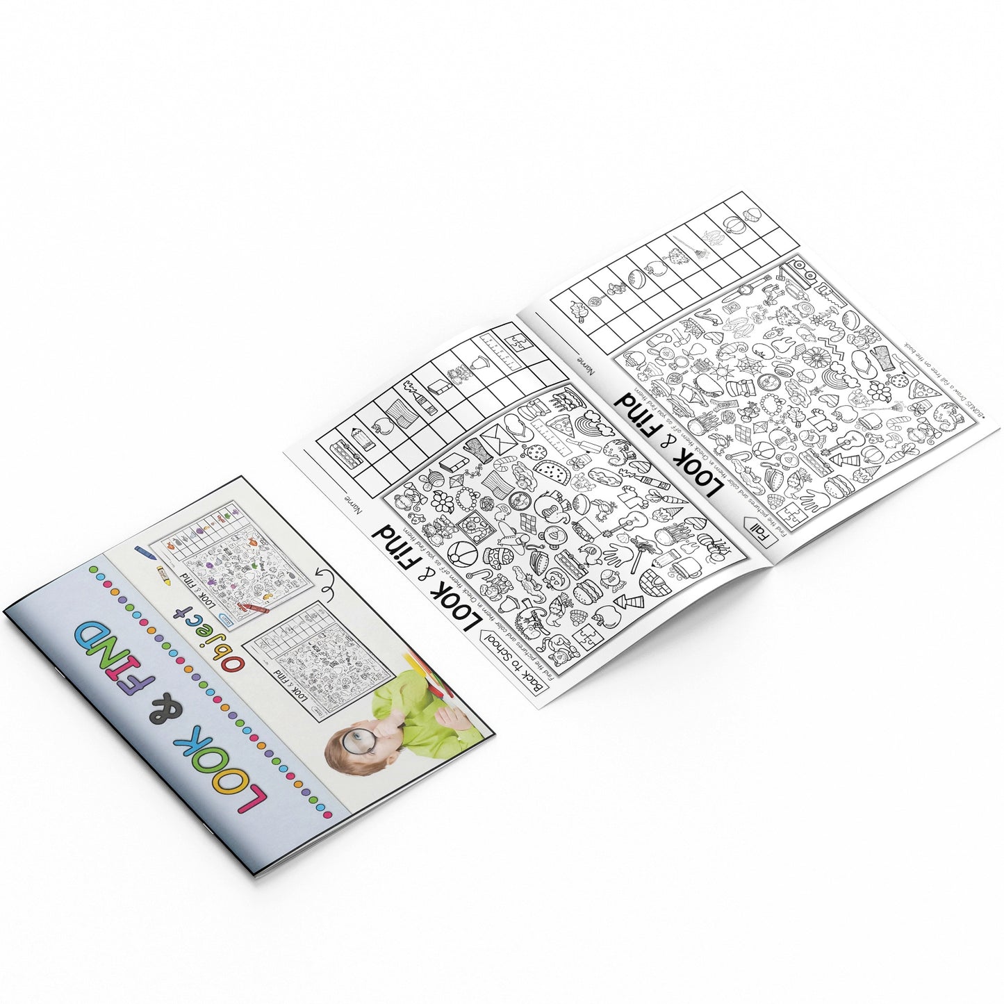 Find the Hidden Objects: A Fun and Engaging Book to Help Kids Sharpen Focus, Attention, and Observation Skills through P