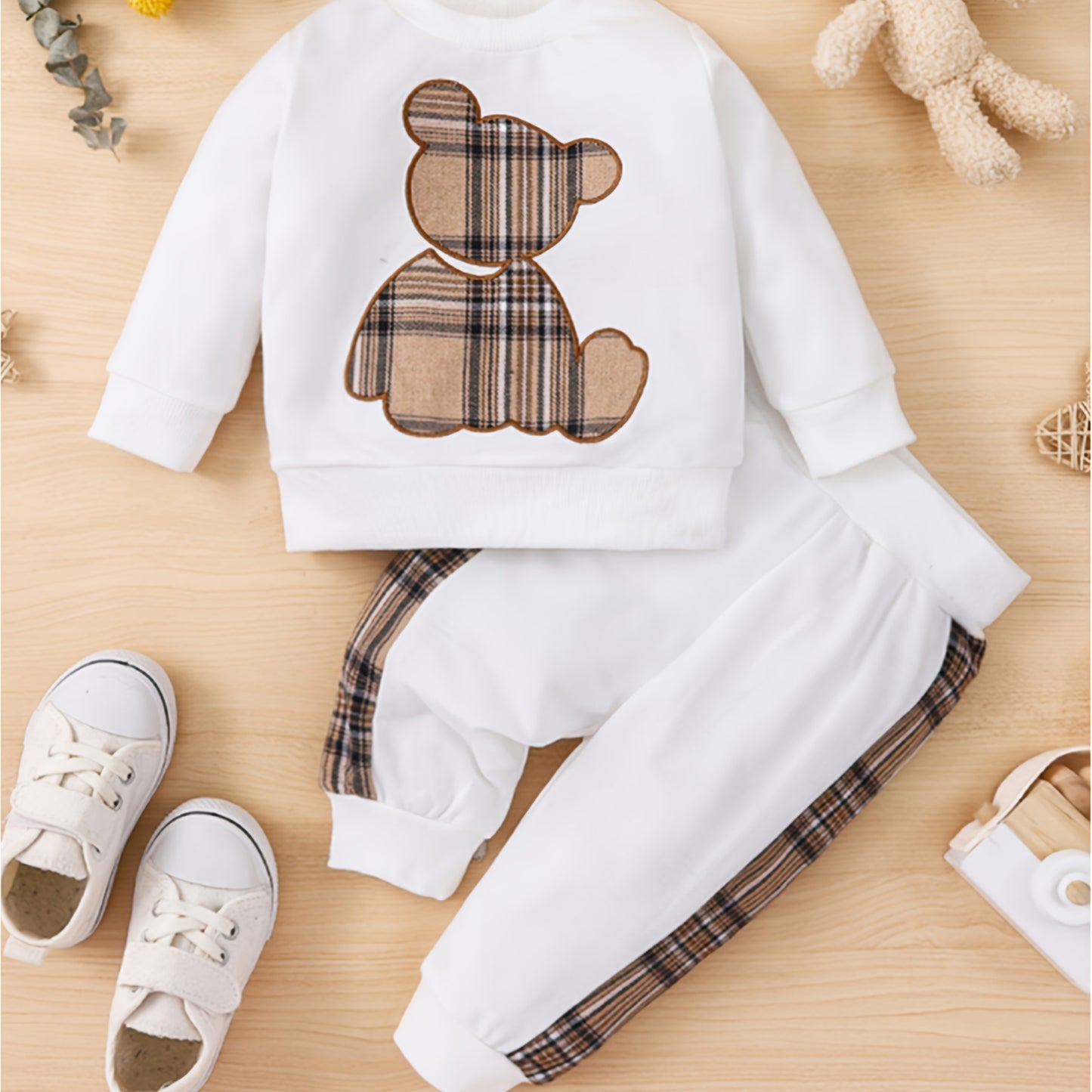 Toddler Baby Boy Clothes Set Long Sleeve Sweatshirt Top Casual Pants Fall Winter Outfit Sweatsuit, Perfect for Outdoor
