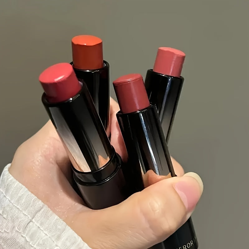 Moisturizing Hydrating Tinted Lip Balm - Long-Lasting, Waterproof & Smudge-Proof, Low Saturation, Mirror Finish for All Skin Types