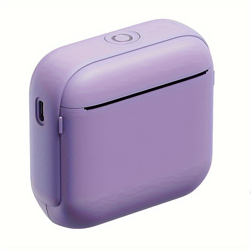 Portable Thermal Printer, Instant Print, Compatible with iOS/Android Devices, Wireless, Lithium Battery, USB Powered, for Photos, Labels, Notes & More
