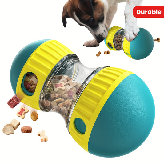 Interactive Dog Treat Dispenser Toy - Durable Chew Ball for Dental Health, Slow Feeder Puzzle for All Breeds