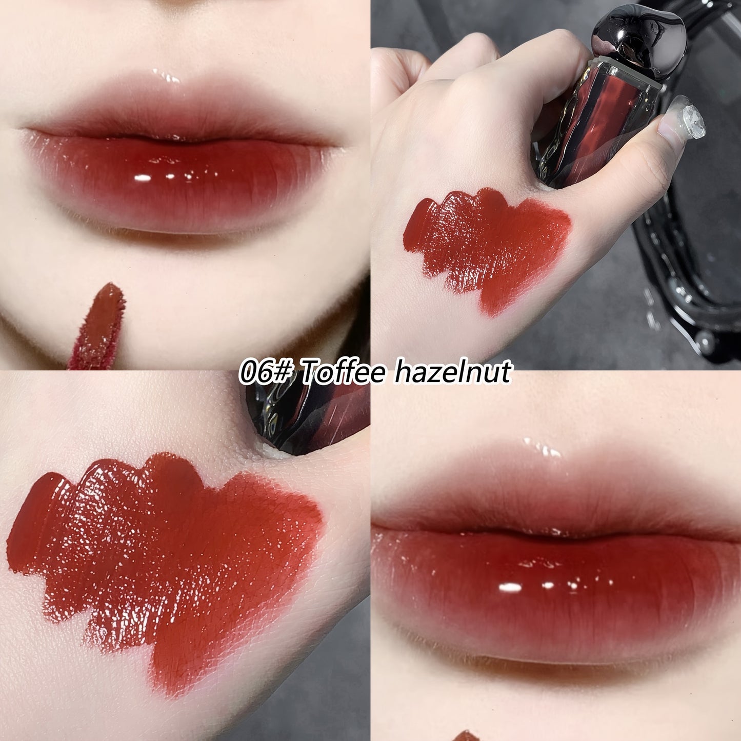 Ice Mountain Lava Moisturizing Lip Glaze Watery Lustrous Mirror Dewy Finish Glazed Lip Moisturizing Hydrating Lifting Lip Lotion Autumn And Winter Tinted Lipstick
