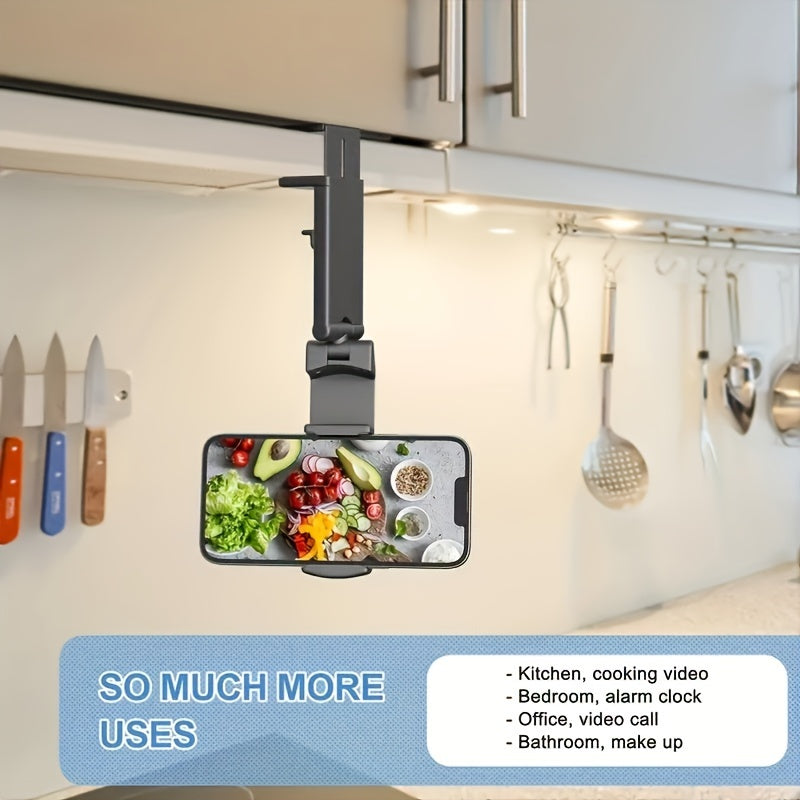 Ultimate Travel Essential: Universal In-flight Plane Phone Stand Holder Mount - Hands-free, Multi-directional & Pocket-size!