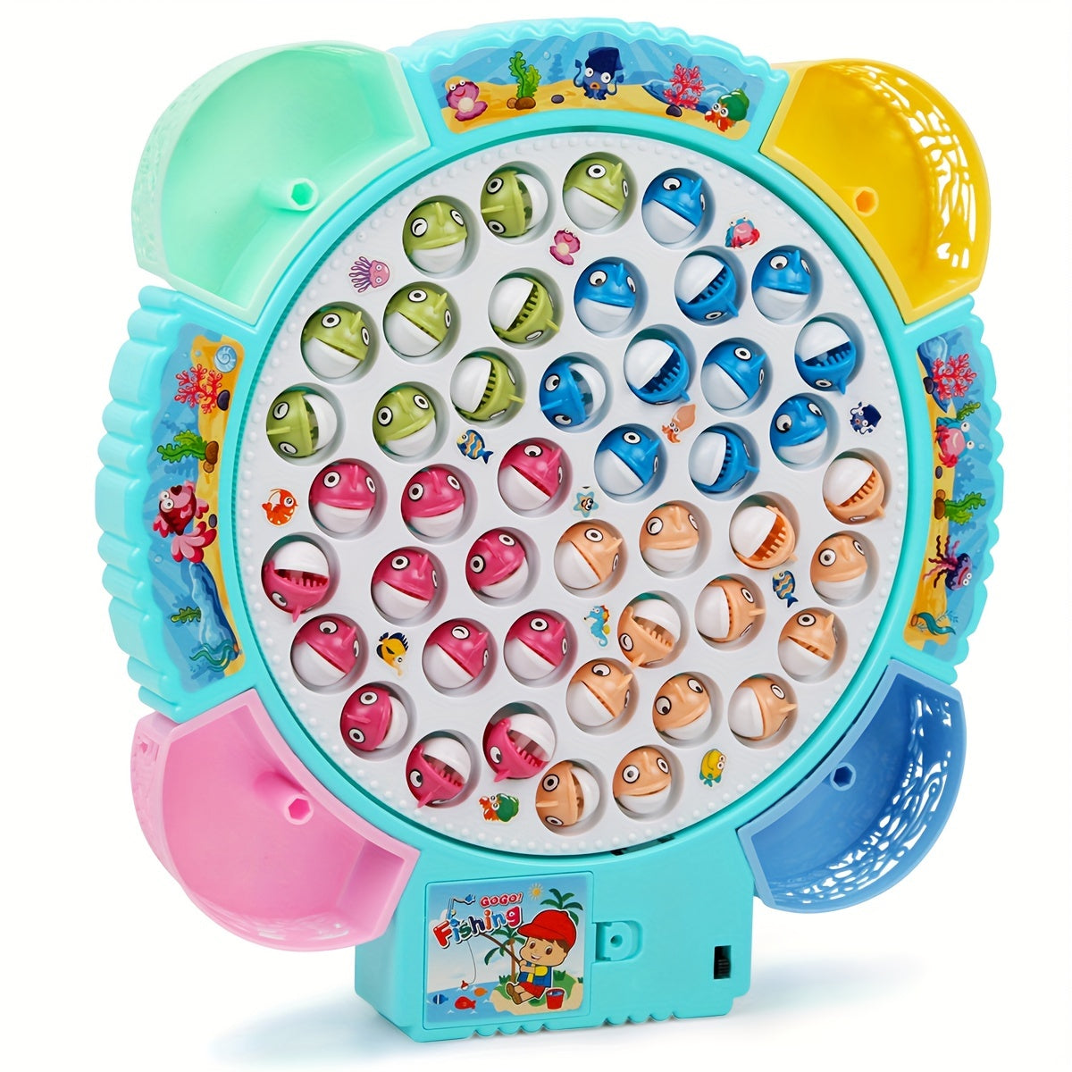 Fishing Toys, Hook Electric Spin With Music, Size Models Optional, Blue And Pink, Toys And Gifts For Kids, Cute Stickers, Practical Birthday And Christmas Gifts easter gift