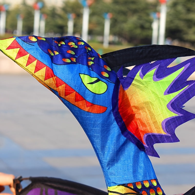 3D Dragon Kite - Three-Dimensional, Unique, Fun for Outdoor Activities
