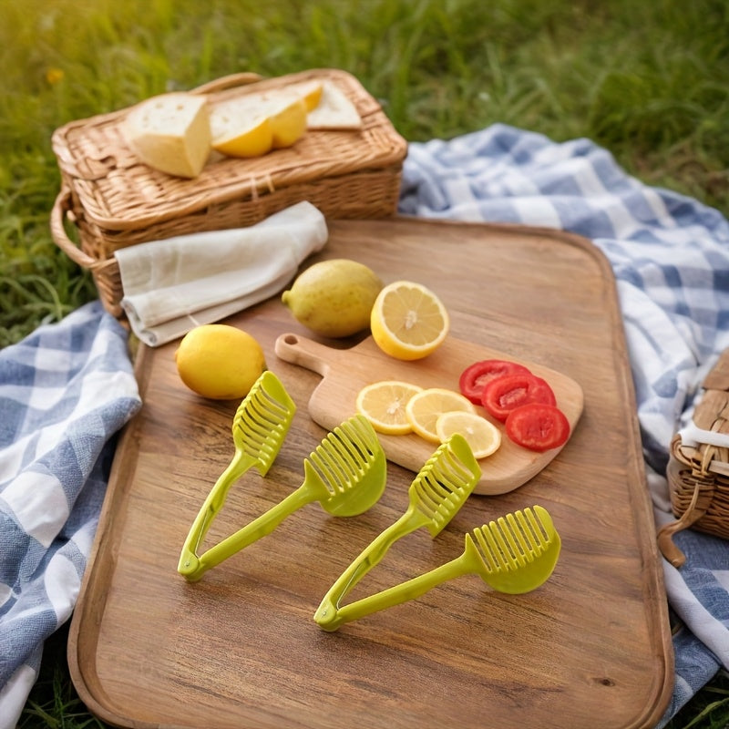 Multi-Function Vegetable and Egg Slicer Tool - Easy-to-Use Kitchen Gadget for Cutting Eggs, Potatoes, Tomatoes, Lemons, Apples in Shapes, Portable Outdoor Kitchenware, Essential Kitchen Utensil