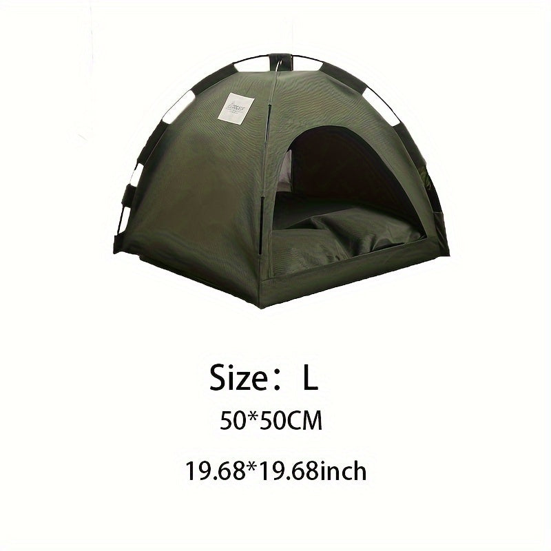 Cozy Pet Tent for Cats and Dogs - Soft and Comfortable Sleeping Nest with Solid Color Design Christmas Gift