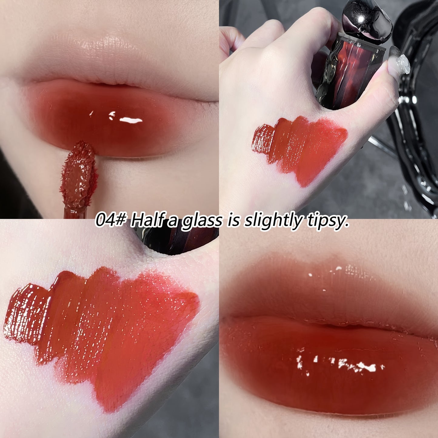 Ice Mountain Lava Moisturizing Lip Glaze Watery Lustrous Mirror Dewy Finish Glazed Lip Moisturizing Hydrating Lifting Lip Lotion Autumn And Winter Tinted Lipstick