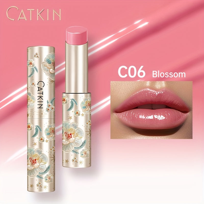 CATKIN Glossy Lip Balm & Lip Gloss, Ultra-Hydrating Glow Tinted, C01-C06