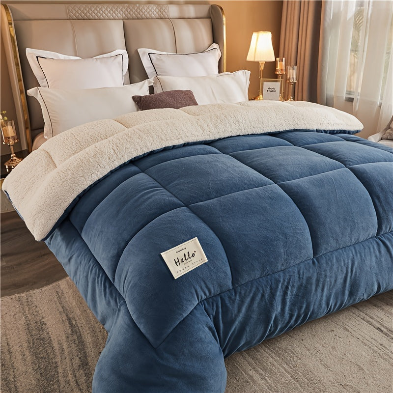New 1pc High Quality Three-layer Warm Comforter Autumn And Winter Thickened Quilt Warm Quilt Core Heats Up Instantly