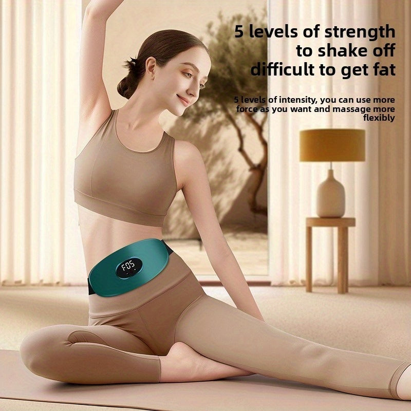 Fat Burning Belt, High-Frequency Vibration Fat Loss Belt - Portable, Rechargeable Lithium Battery, 36V or Below, Standing Fat Burning Belt for Home Use, Fat Burning Belt|Standing Fat Loss Belt|Rechargeable Fat Loss Belt
