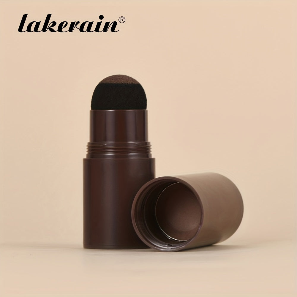 Instant Uniform Hairline Lakerain Powder Stick - Waterproof, Long-Lasting, Natural Finish Sponge Pen for All Skin Tones & Gray Root Coverage