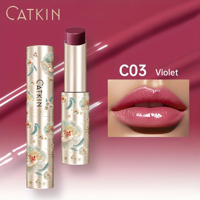 CATKIN Glossy Lip Balm & Lip Gloss, Ultra-Hydrating Glow Tinted, C01-C06