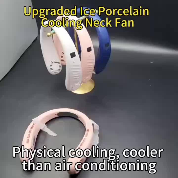 Portable Fans, Small Neck Fan, USB Charging Mini Fan with Adjustable 5 Wind Speeds, Personal USB Fan with LED Power Display, Cooling Fan Portable for Office, Back to School Gifts
