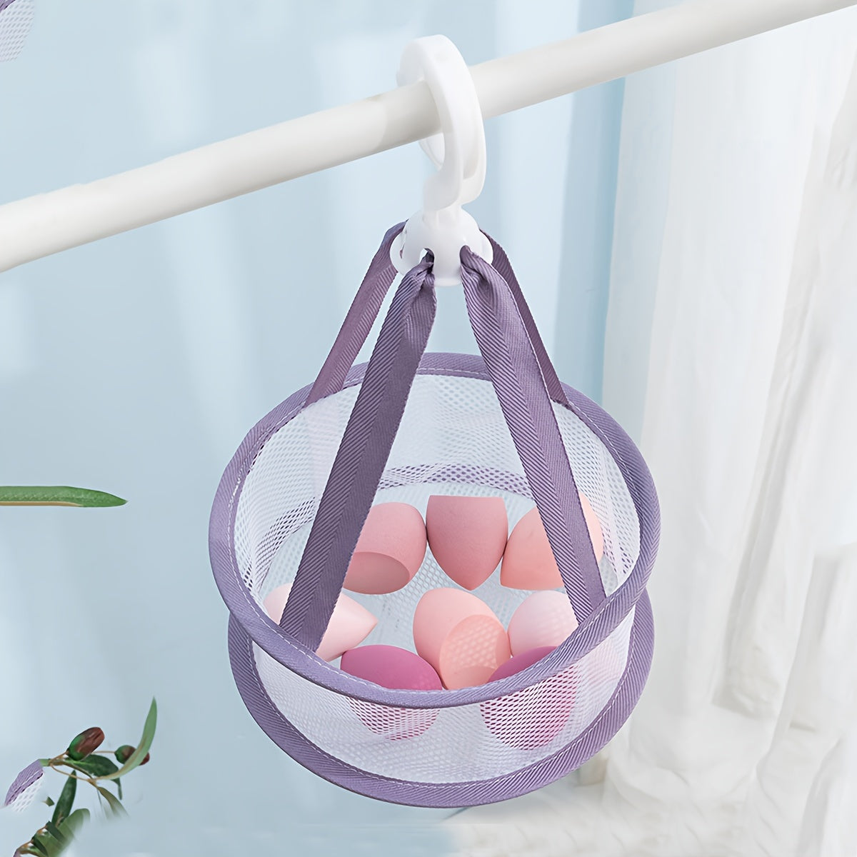 1PC Drying Net Or With Cleaning Bowl Set, Makeup Brush/Powder Puff Washing And Drying Tool, Makeup Tools Cleaning & Drying Set, Makeup Brush Cleaning Tool Set, Brush Cleaner And Drying Rack, Perfect For Travel