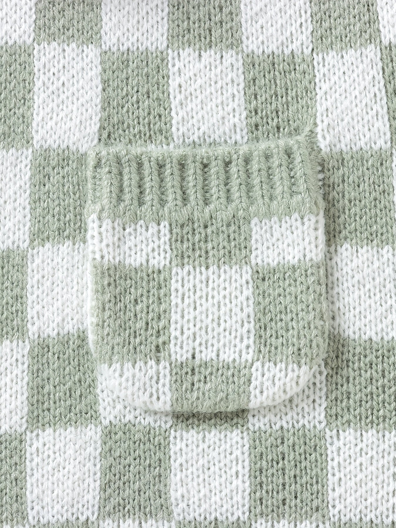 Kids' Knit Checkerboard Overalls with Cute Front Pocket - Cozy Acrylic, Stretchy, All-Season Wear for Boys and Girls, Casual Style, Perfect for Outdoor Wear, Perfect for Outdoor