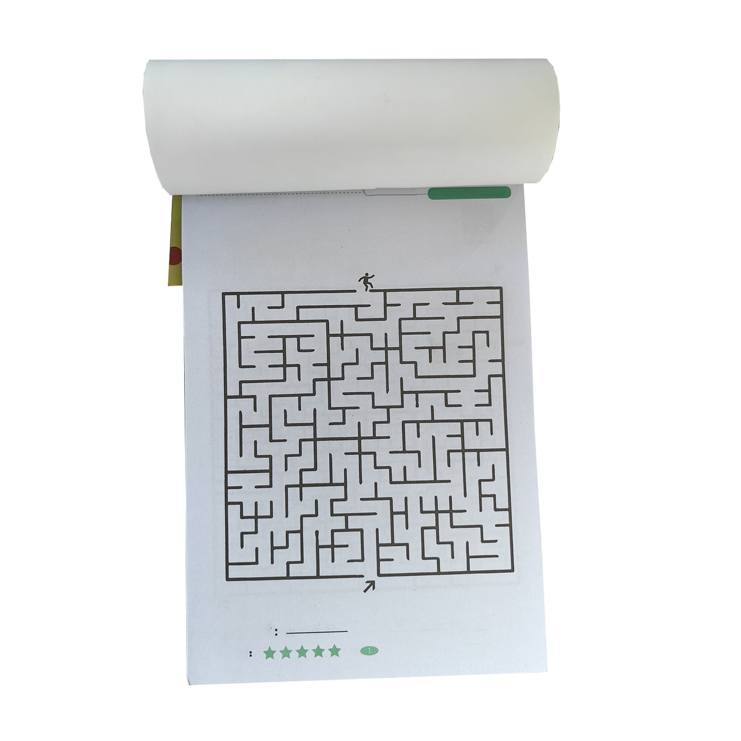 192 Patterns Concentration Maze Training Book for Students, Thinking Development Attention Game Puzzle Development Toy, Maze Game Book, Ideal for Holidays, Halloween, Christmas Gifts