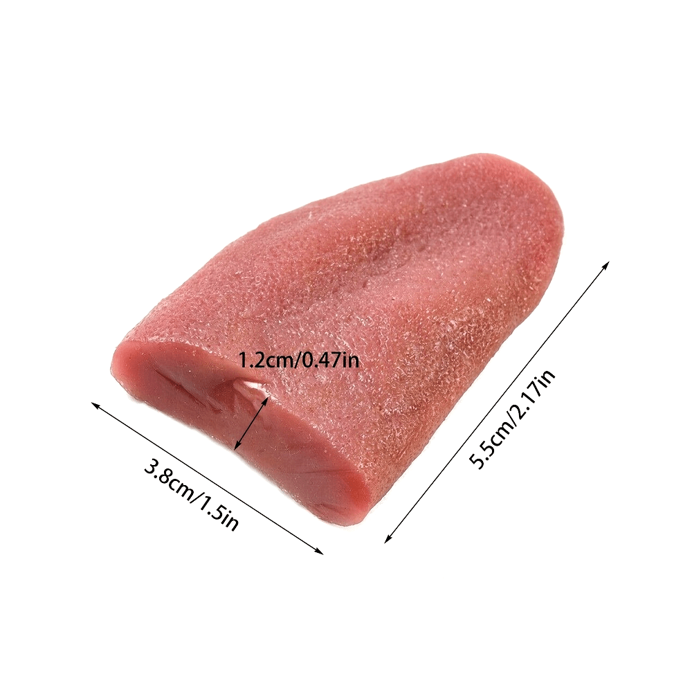 1pc of fun fake tongue adult novelty party supply and gift, Halloween party decoration