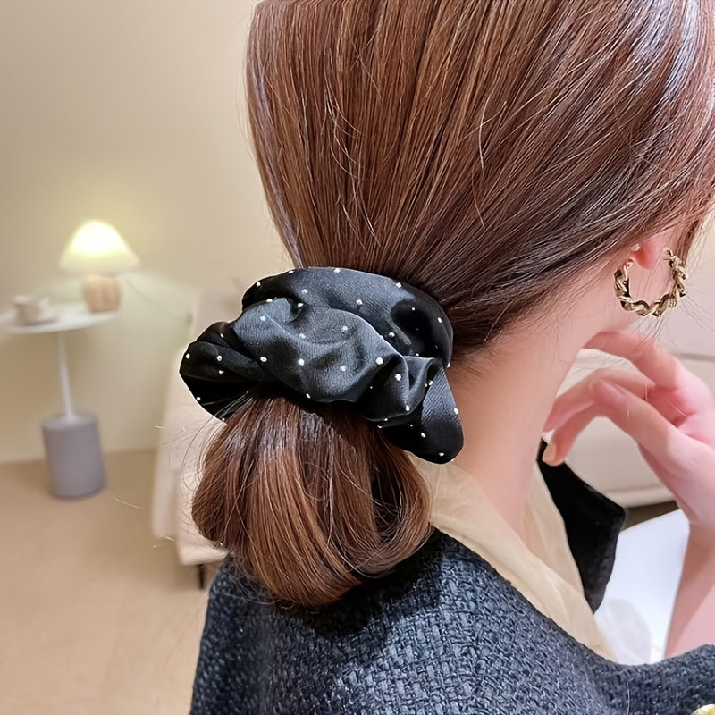 3pcs Elegant Women's Hair Tie Set, Stylish Rhinestone Headbands with Embellished Fabric Straps, Perfect for Ladies and s, Ideal Wedding and Party Gift