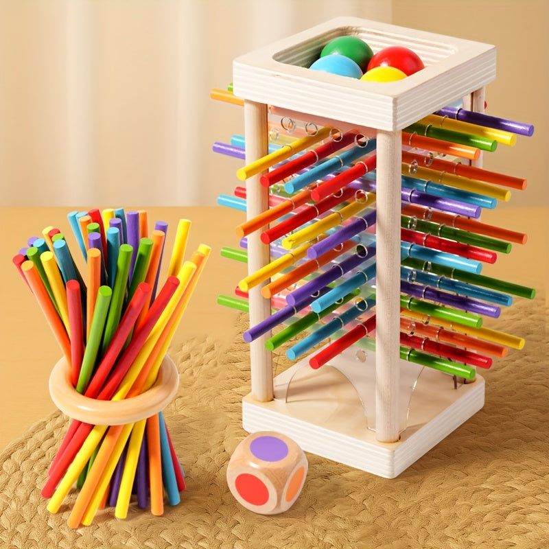Wooden stick games, wooden educational children's toys, essential parent-child games, interactive toys and games, exercise logical thinking skills, Easter, Thanksgiving perfect gift