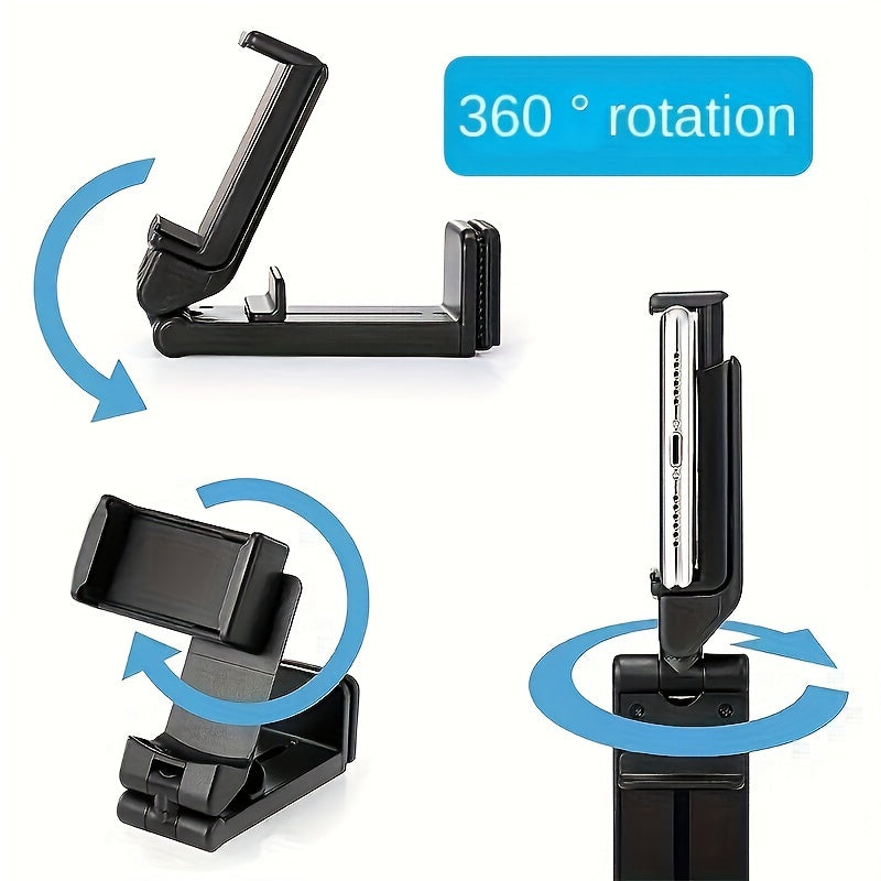 Ultimate Travel Essential: Universal In-flight Plane Phone Stand Holder Mount - Hands-free, Multi-directional & Pocket-size!