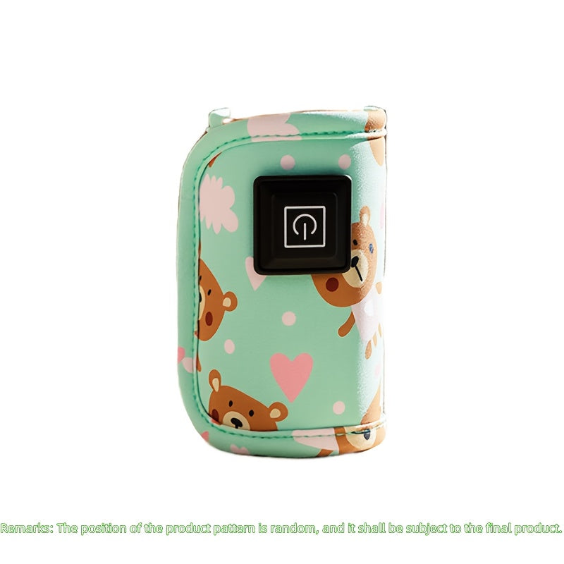 Portable USB Milk Water Warmer, Travel Stroller Insulated Bag, Nursing Bottle Heater for Christmas, Halloween, Thanksgiving Day Gift