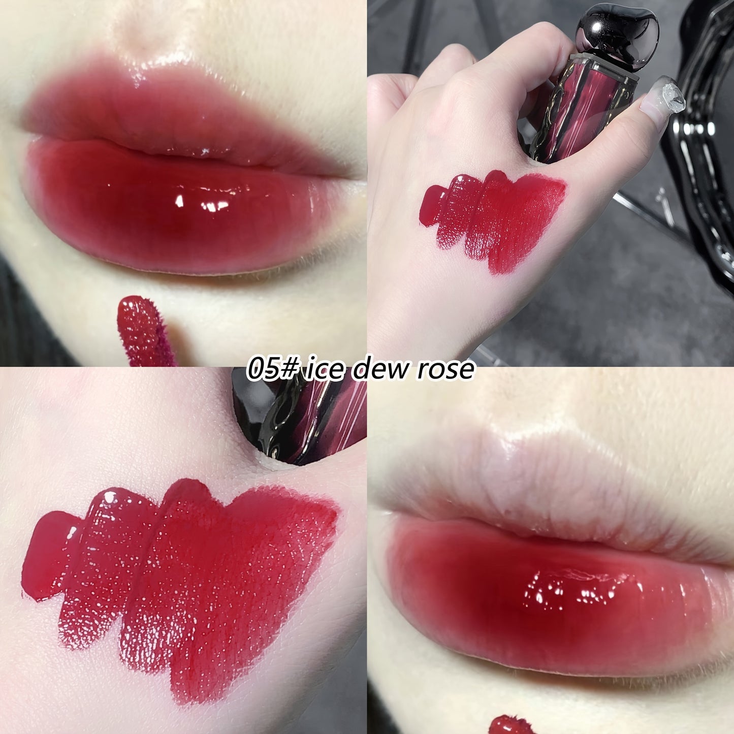 Ice Mountain Lava Moisturizing Lip Glaze Watery Lustrous Mirror Dewy Finish Glazed Lip Moisturizing Hydrating Lifting Lip Lotion Autumn And Winter Tinted Lipstick